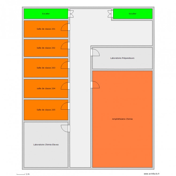 2e Etage. Plan de 0 pièce et 0 m2