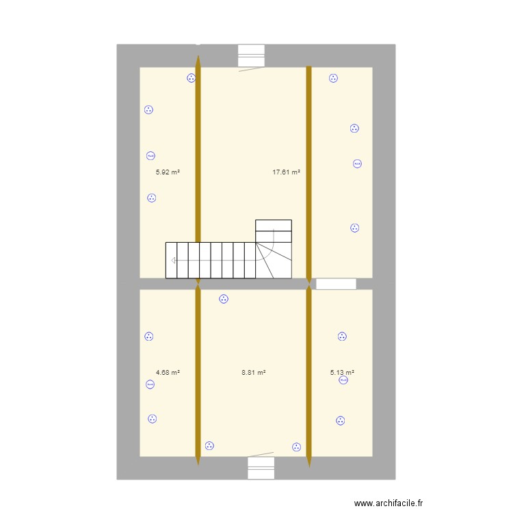 Electricite Prises Combles. Plan de 0 pièce et 0 m2
