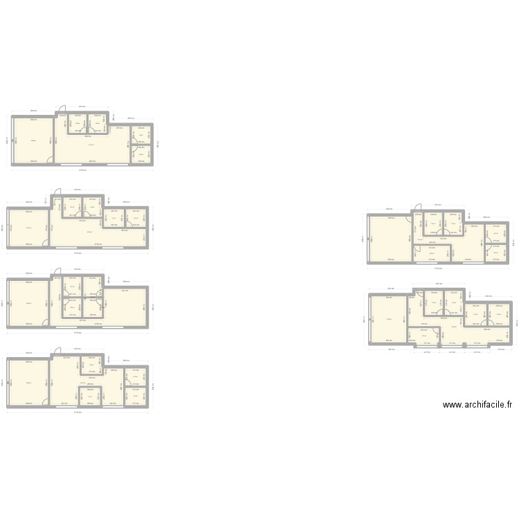 CSE. Plan de 36 pièces et 571 m2