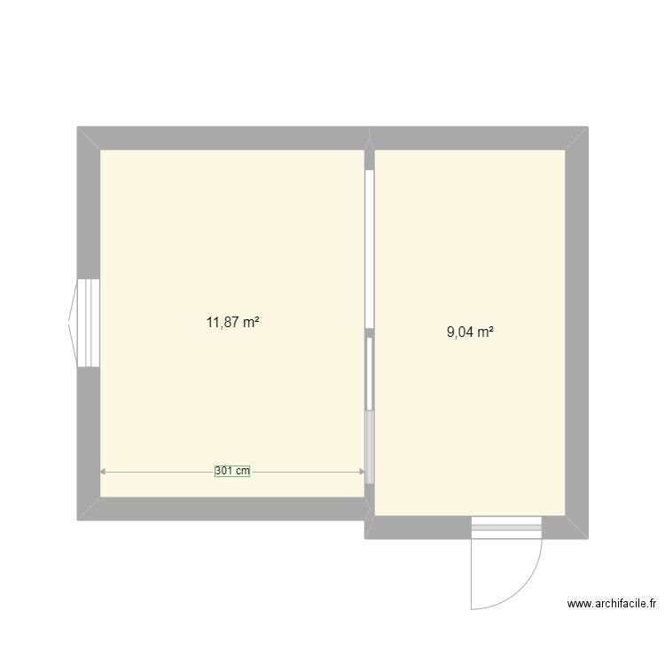 chambre delia et bébé. Plan de 0 pièce et 0 m2