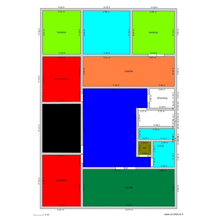 DAKAR 1. Plan de 0 pièce et 0 m2