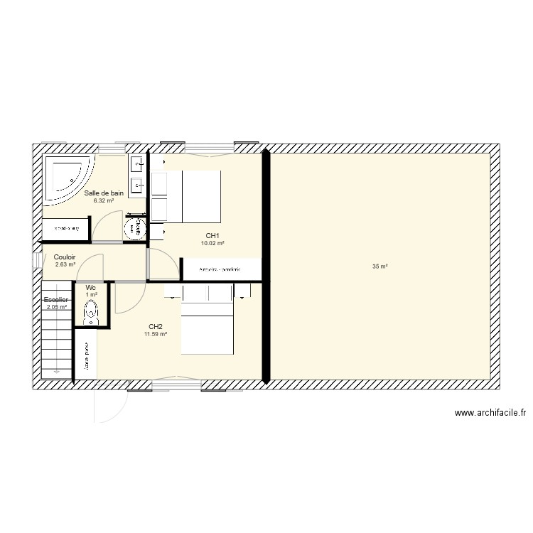 st Maime. Plan de 0 pièce et 0 m2