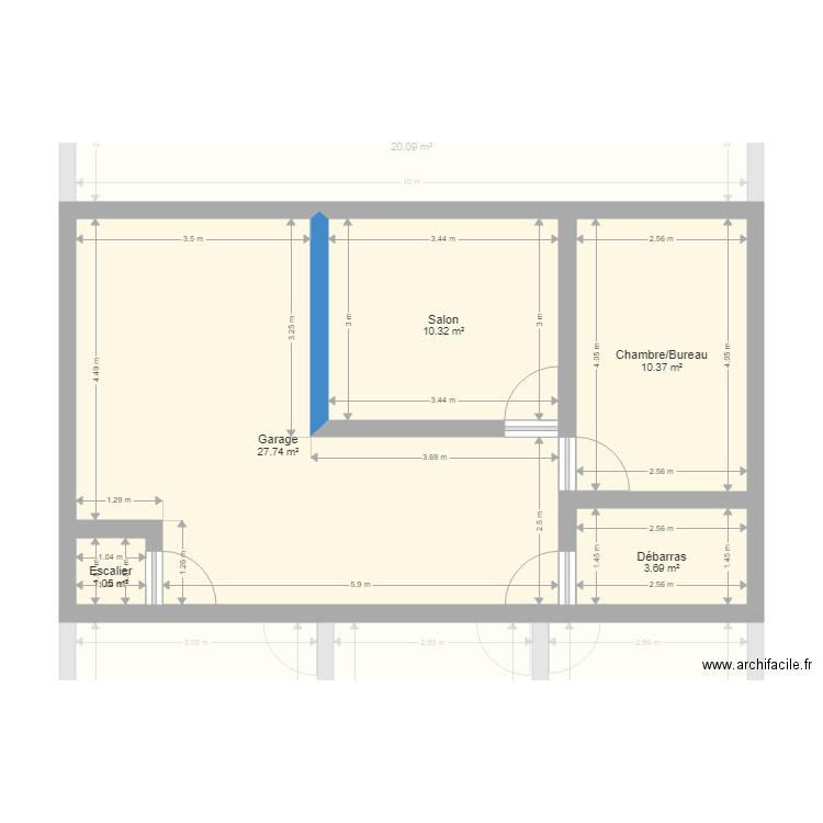 maison 7. Plan de 0 pièce et 0 m2