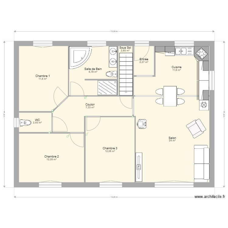 Projet Aveyron3. Plan de 0 pièce et 0 m2