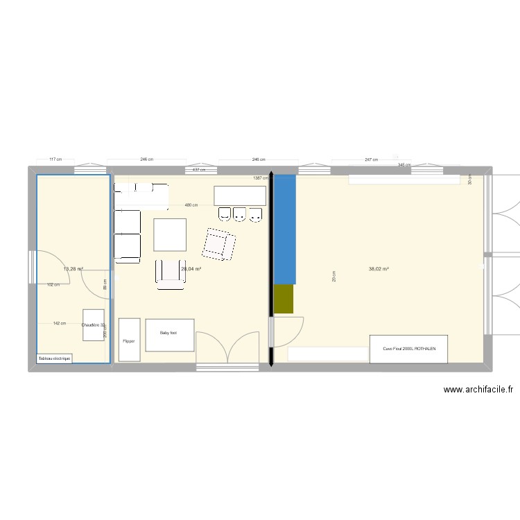 Garage v2. Plan de 0 pièce et 0 m2