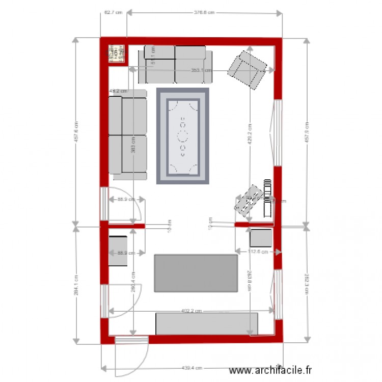 Salon 1. Plan de 0 pièce et 0 m2