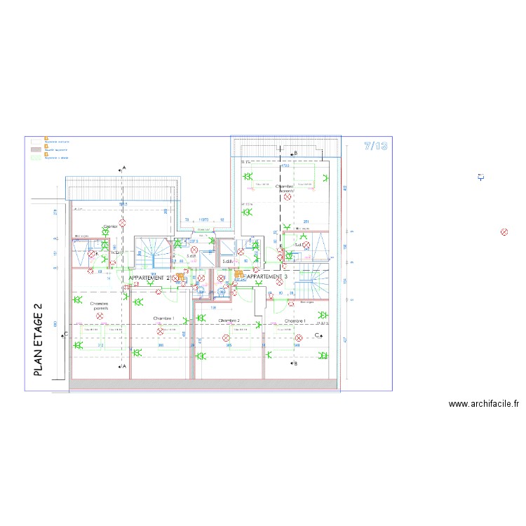 DECOLLE Denis - étage 2. Plan de 0 pièce et 0 m2