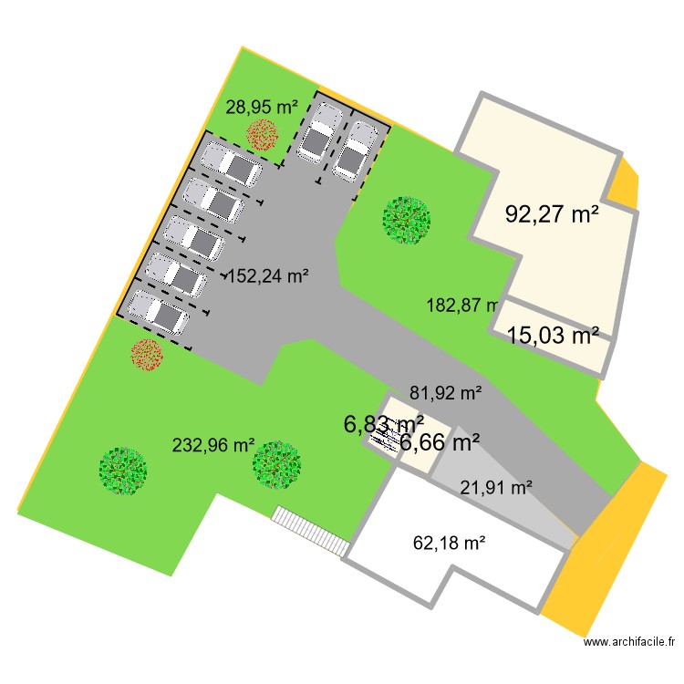 Plan extérieur surfaces 8. Plan de 0 pièce et 0 m2