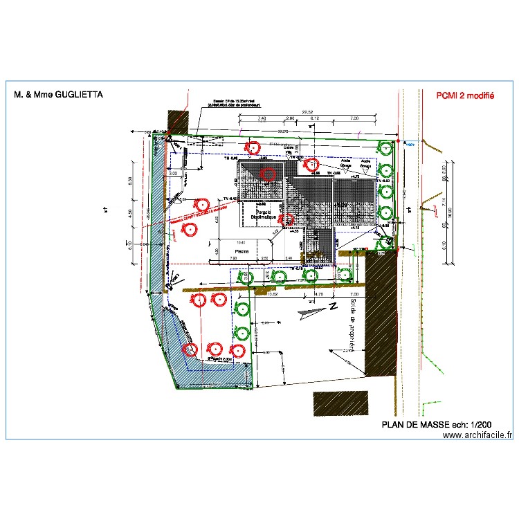 Plan dépose mairie. Plan de 0 pièce et 0 m2