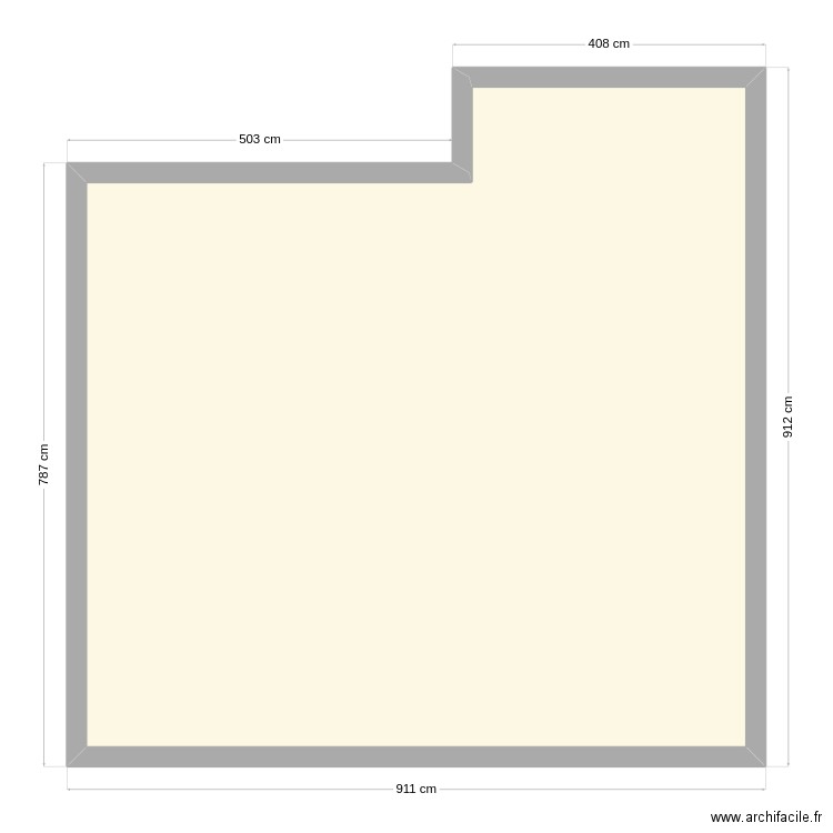 Maison étage 0. Plan de 1 pièce et 68 m2