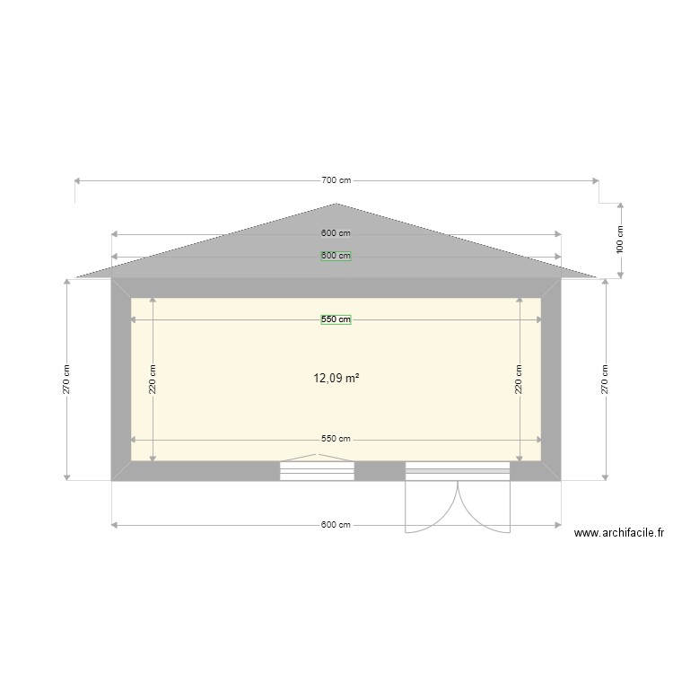 facade_porte+fenêtre_2. Plan de 0 pièce et 0 m2