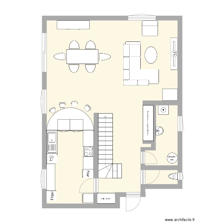 maison Château gaillard. Plan de 0 pièce et 0 m2