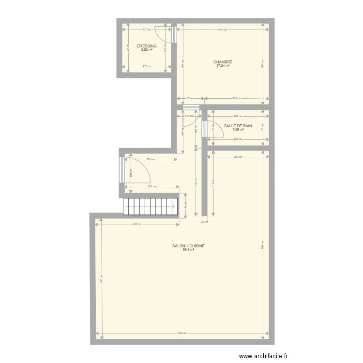 APPARTEMENT REZ. Plan de 0 pièce et 0 m2