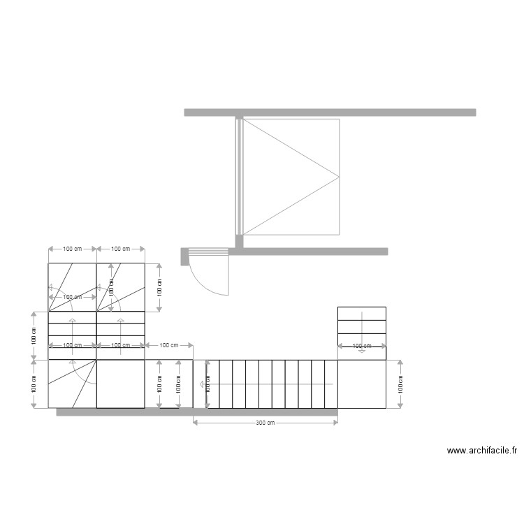 escalier 1. Plan de 0 pièce et 0 m2