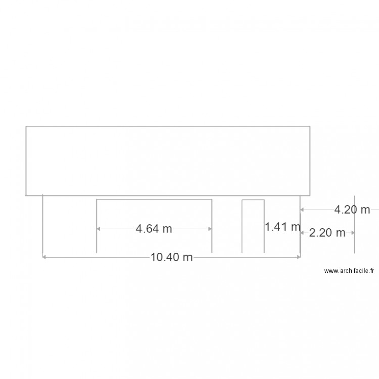 Extension garage Rodon Face N. Plan de 0 pièce et 0 m2