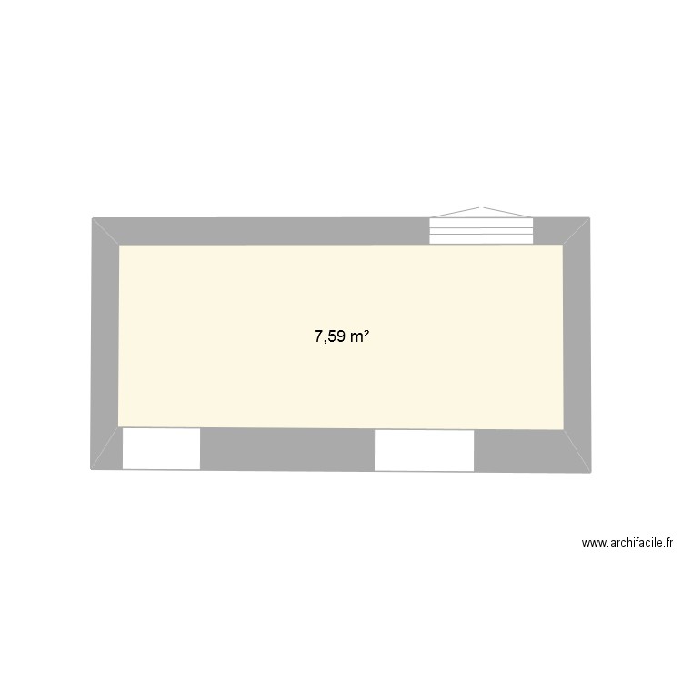 cuisine ruine. Plan de 0 pièce et 0 m2