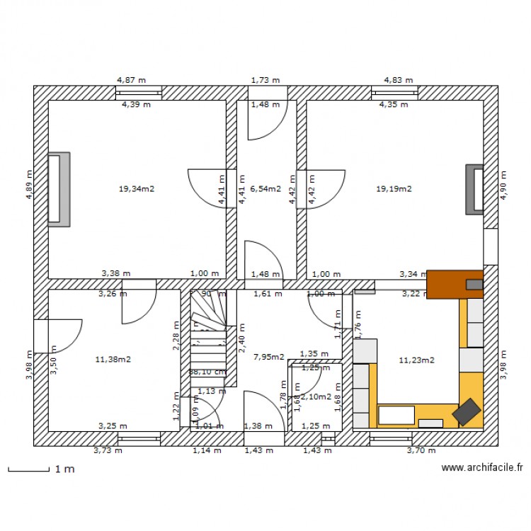 cuisine2. Plan de 0 pièce et 0 m2