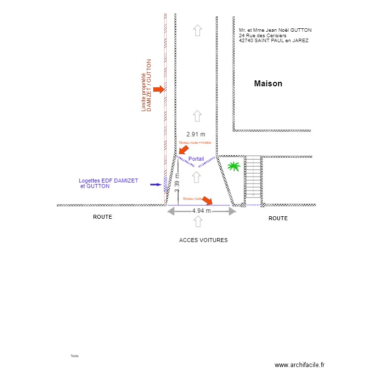 nouveau portail après travaux (1). Plan de 0 pièce et 0 m2