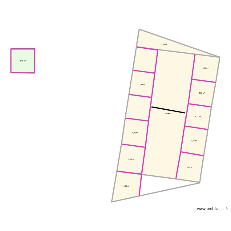 plan iss land. Plan de 12 pièces et 99 m2