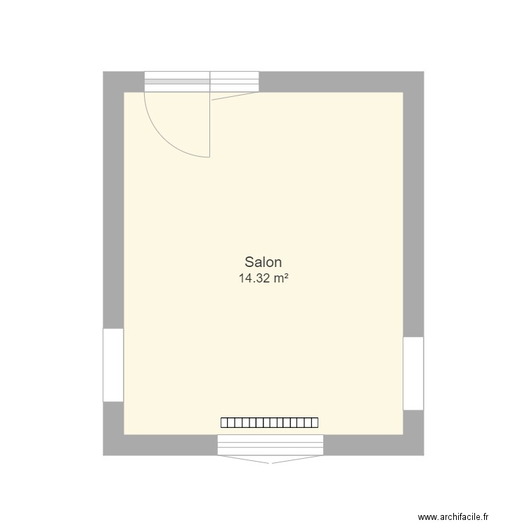 Salon. Plan de 0 pièce et 0 m2