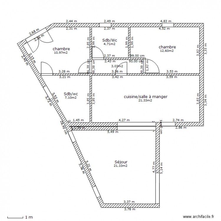 t3/B. Plan de 0 pièce et 0 m2