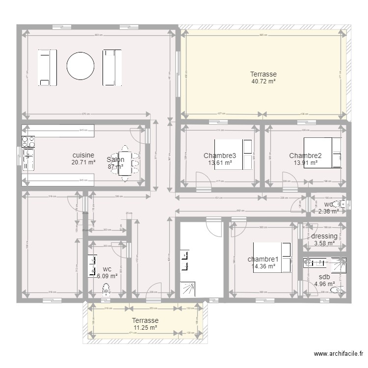 Maisonbilal. Plan de 0 pièce et 0 m2