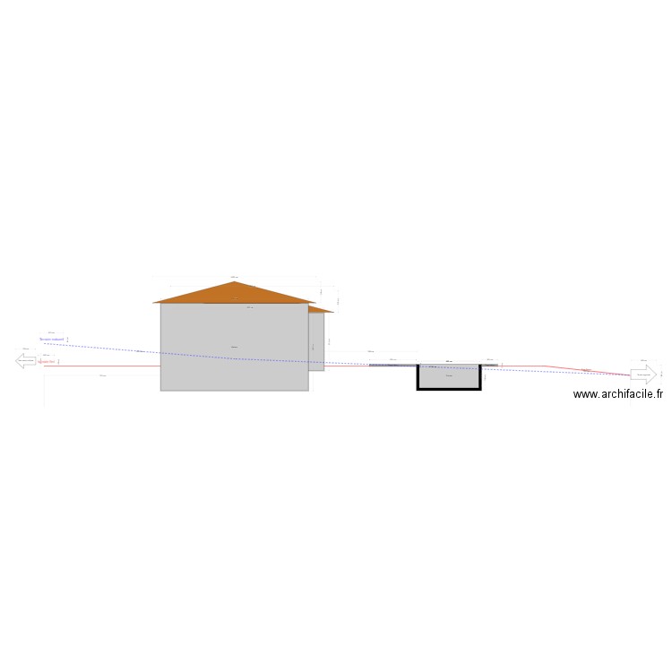 Piscine. Plan de 0 pièce et 0 m2