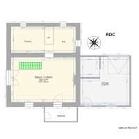 plan maison étude thermique