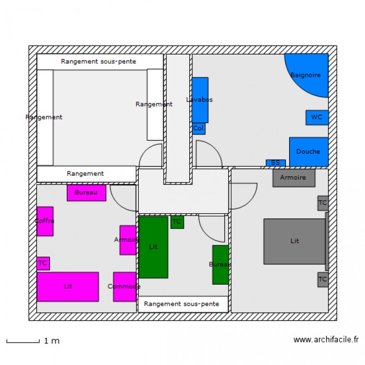 rinxent-etage-meuble. Plan de 0 pièce et 0 m2