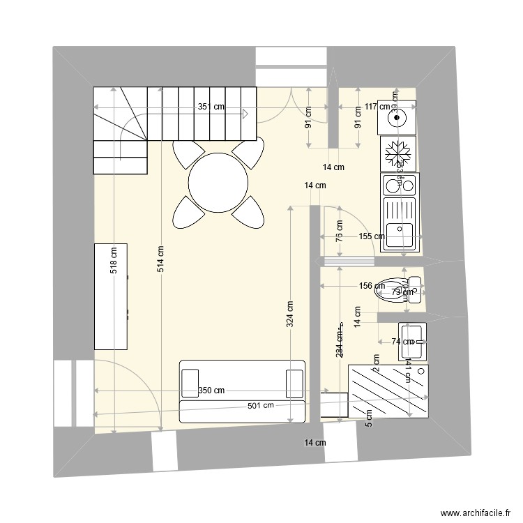 Bergerie ET0.Essai3. Plan de 0 pièce et 0 m2