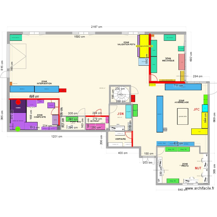 NV BAT KOALA ATELIER - V Finale sans flux. Plan de 10 pièces et 314 m2