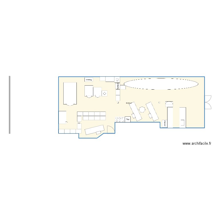 Clichy. Plan de 0 pièce et 0 m2