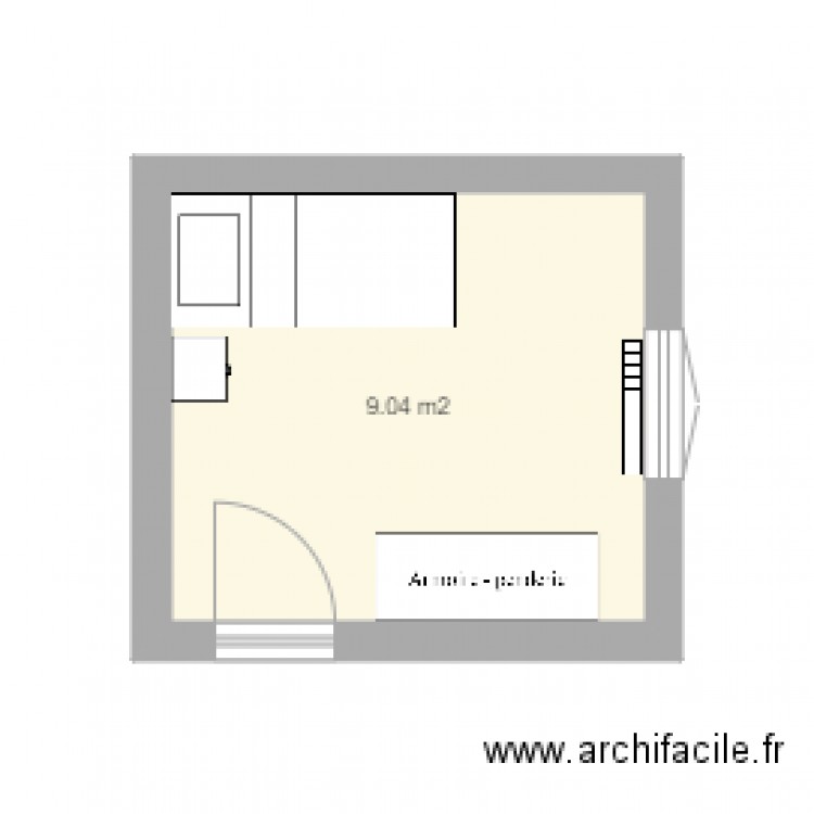 chambre Louise. Plan de 0 pièce et 0 m2