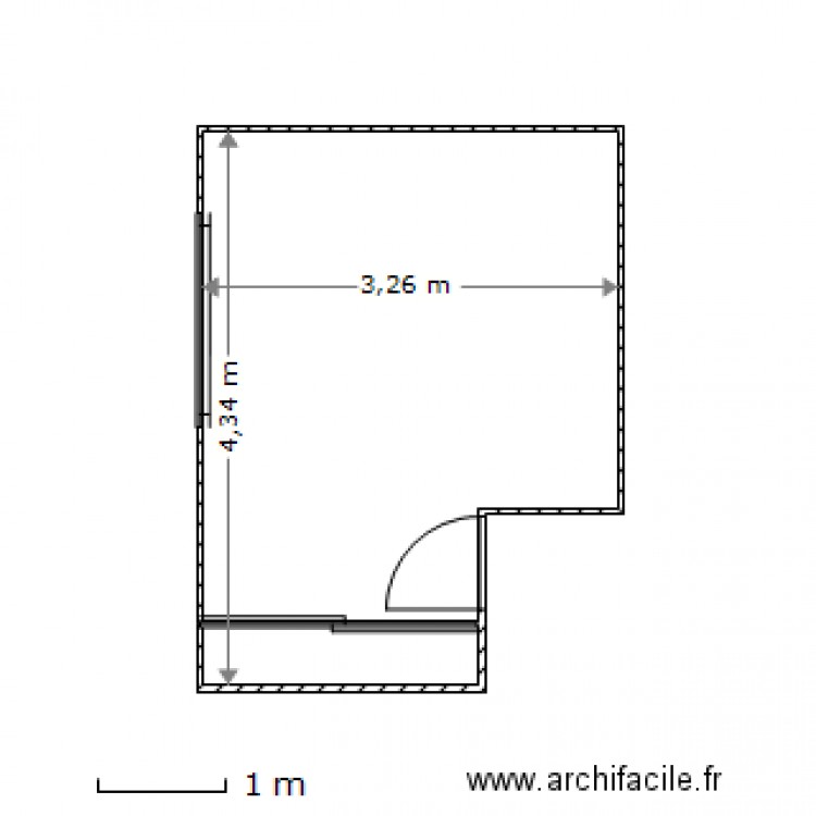 Chambre Papa. Plan de 0 pièce et 0 m2