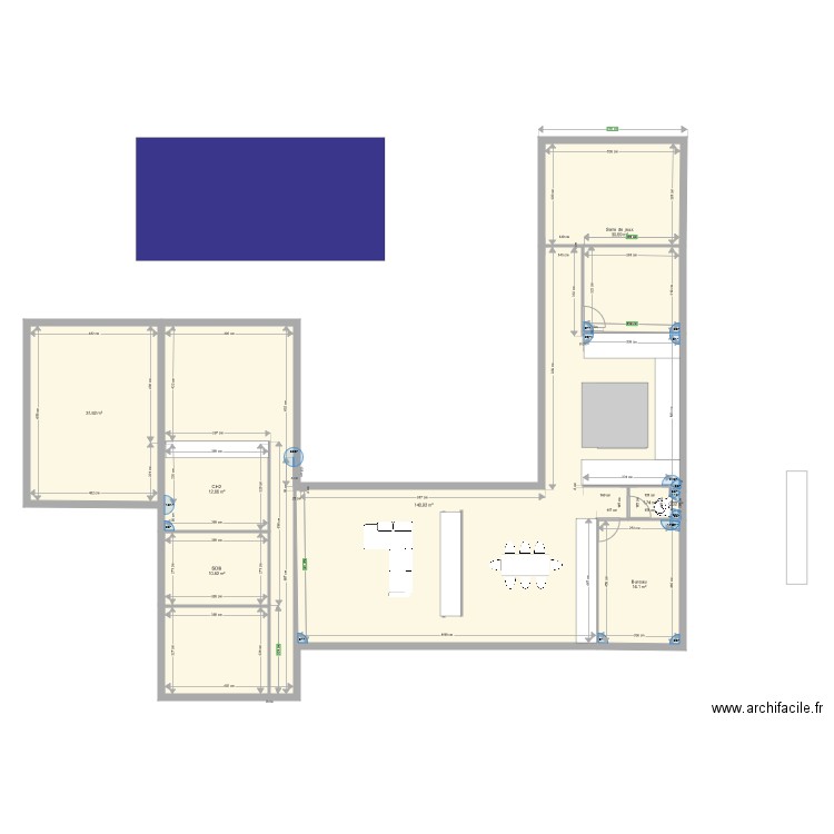 projet maison 24. Plan de 0 pièce et 0 m2