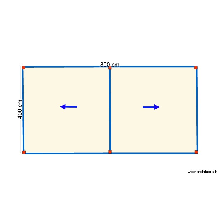 Hotel 5 etoile . Plan de 2 pièces et 31 m2