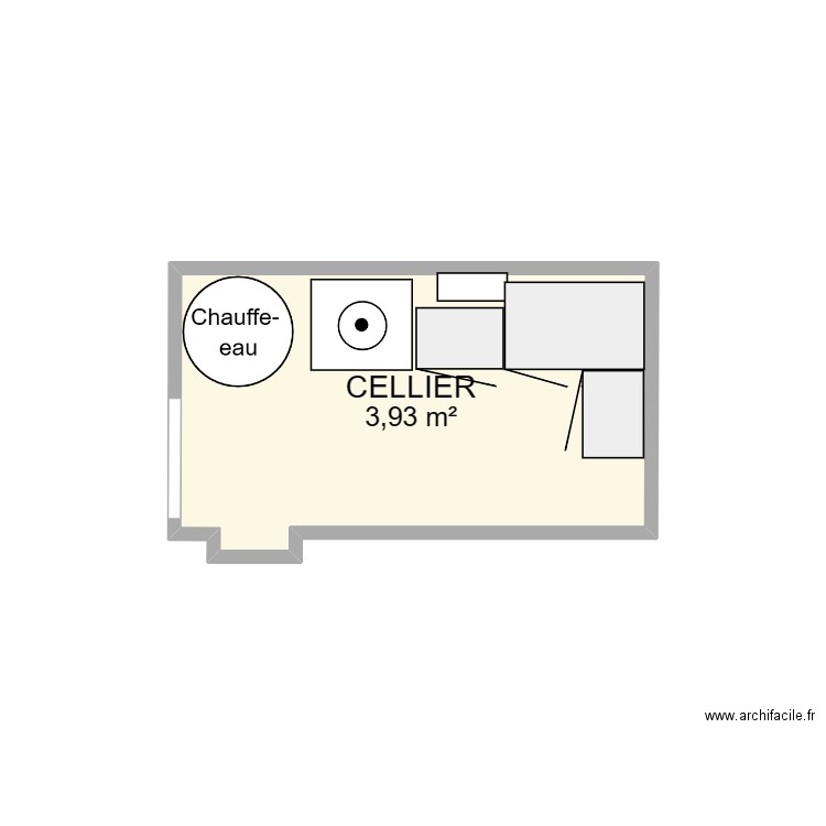 CELLIER. Plan de 0 pièce et 0 m2