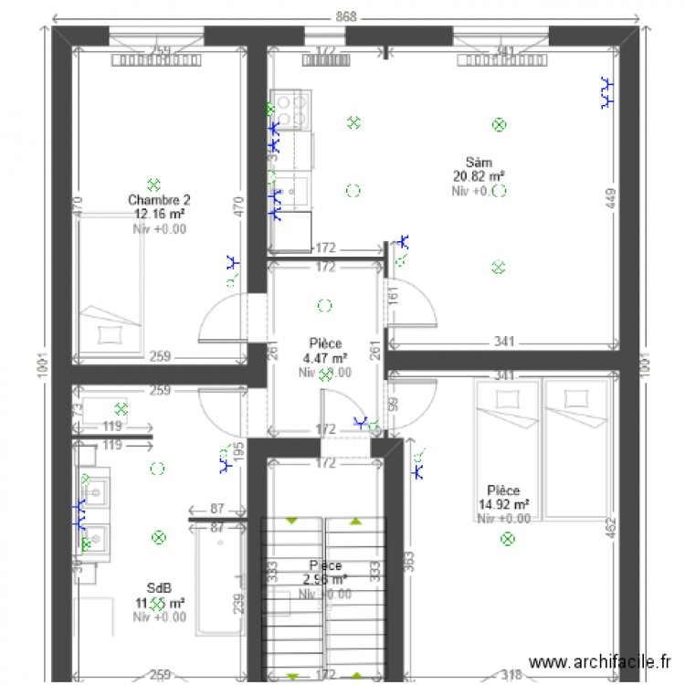 Elec Amay 1er. Plan de 0 pièce et 0 m2