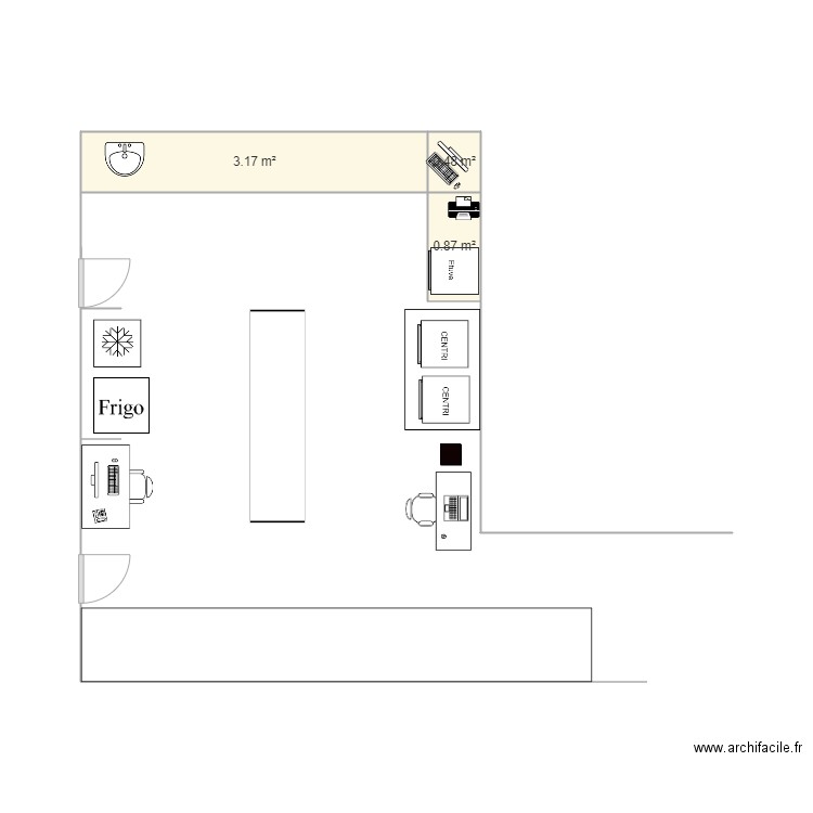 labo. Plan de 0 pièce et 0 m2