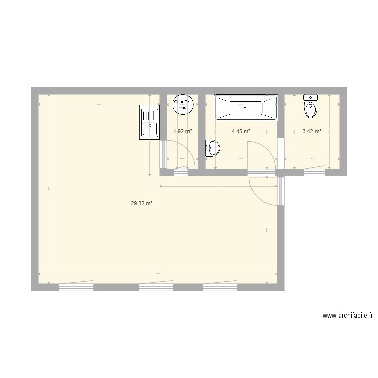 MAISON 3. Plan de 0 pièce et 0 m2