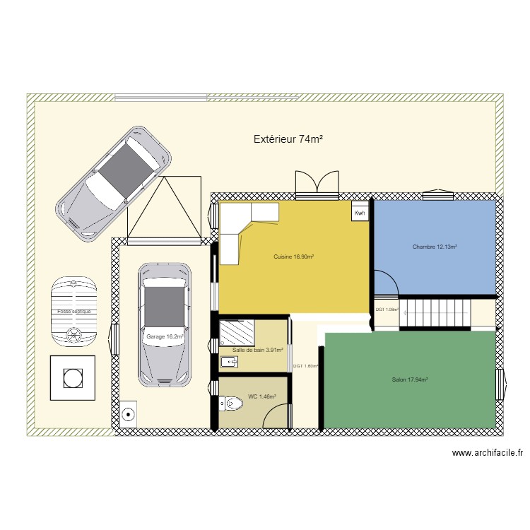 NASSIBOU. Plan de 0 pièce et 0 m2