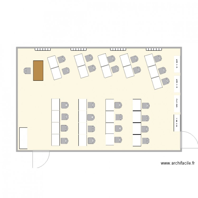 Plan ecole. Plan de 0 pièce et 0 m2