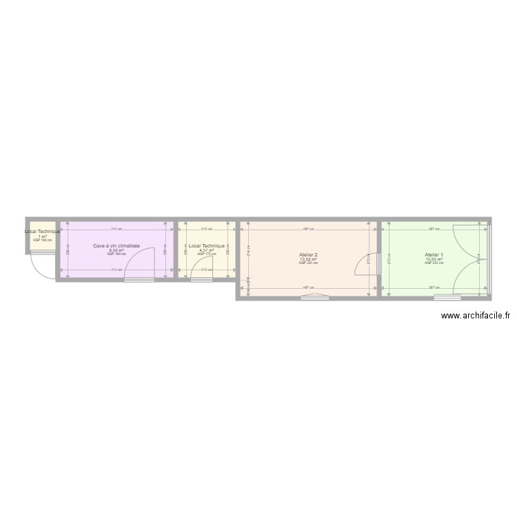 sous sol. Plan de 0 pièce et 0 m2