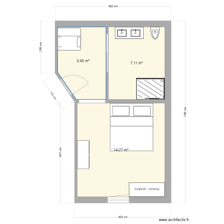 MAS CH & SDB 4. Plan de 0 pièce et 0 m2