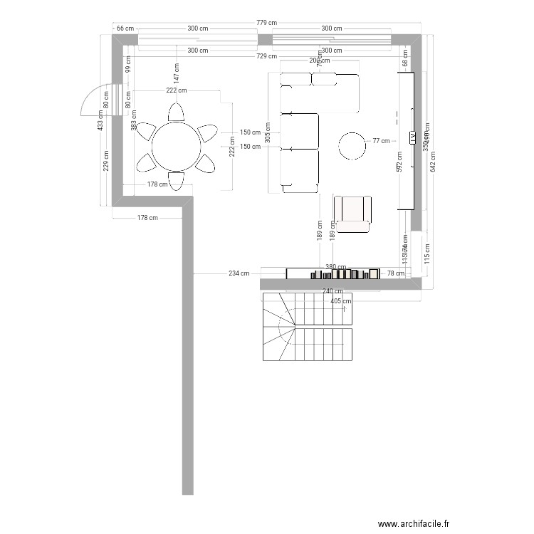 meuble tv. Plan de 0 pièce et 0 m2