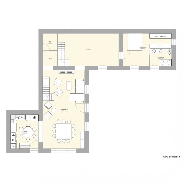 MAISON R1. Plan de 0 pièce et 0 m2