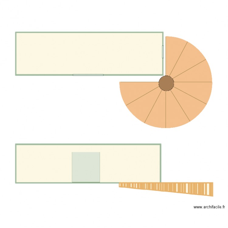 terrase wag. Plan de 0 pièce et 0 m2