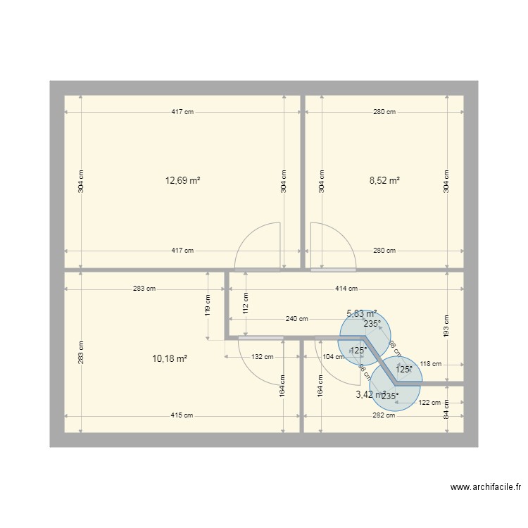 etage. Plan de 0 pièce et 0 m2