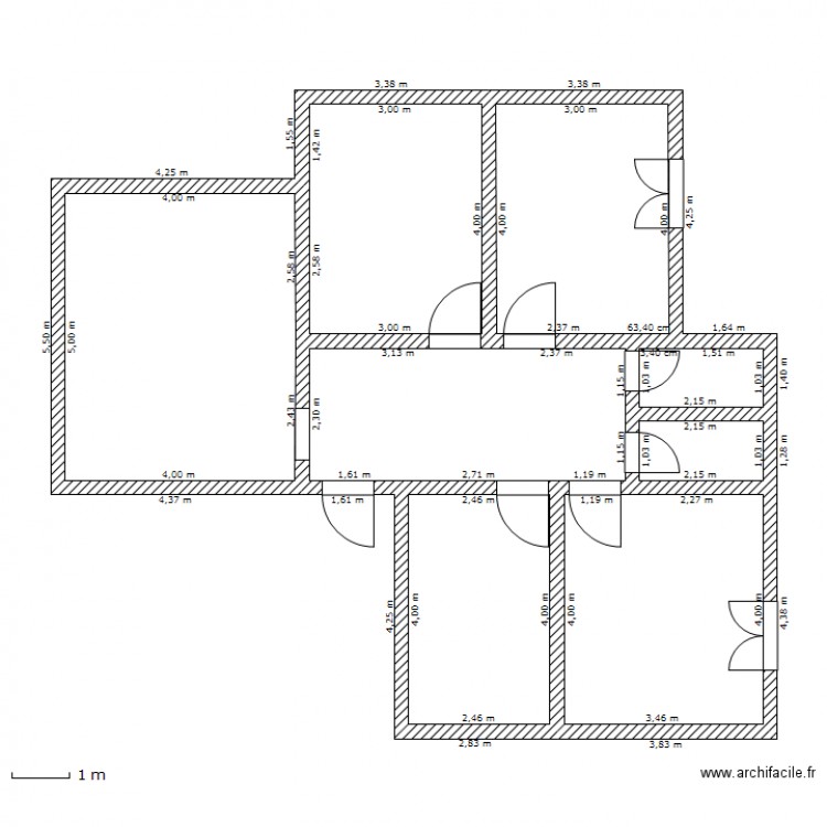 notre maison. Plan de 0 pièce et 0 m2