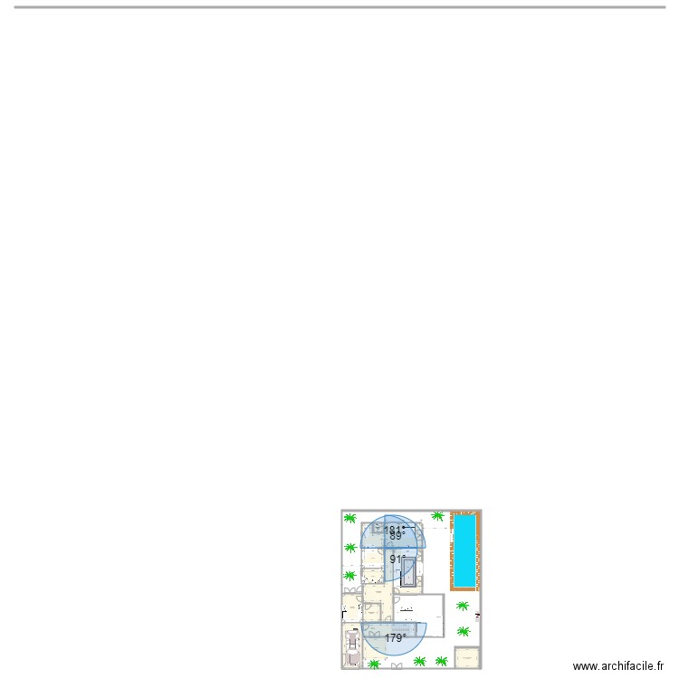 SALY REZ DE CHAUSSEE. Plan de 0 pièce et 0 m2